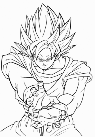 Broly  Coloring Page